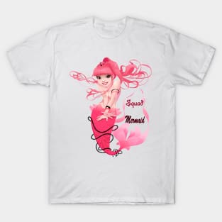 Sexy Mermaid Squad Birthday Party Shirt - Mermaid Girls Gift for women and men T-Shirt